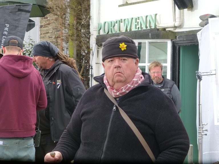 Ian McNeice, filming for Doc Martin, series 8, 2017.