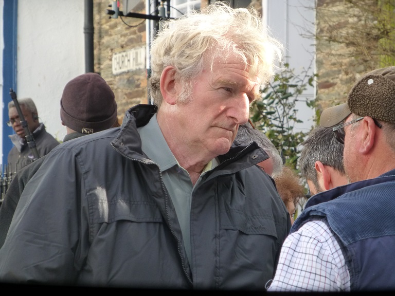Malcolm Storry, filming for Doc Martin, series 8, 2017.